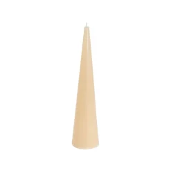 Fleur Cone Candle Nude (6.5x25cmH)