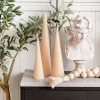Fleur Cone Candle Nude (7x30cmH)