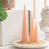 Fleur Cone Candle Peach (7x30cmH)