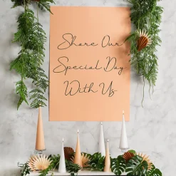 Fleur Cone Candle White (7x30cmH)