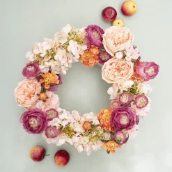 FlexiFoam Arrangement Wreath 40cm White