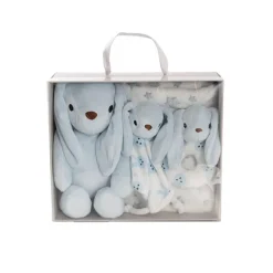Flopsy Bunny Gift Set Accessories & Blanket Blue (23cmST)