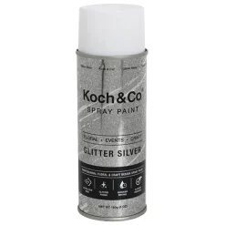 Floral Event Craft Spray Paint Glitter Silver (160g)