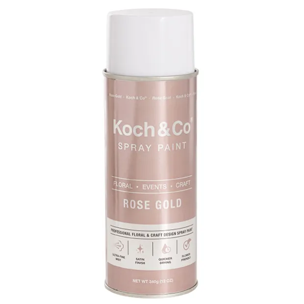 Floral Event Craft Spray Paint Metallic Rose Gold (340g)