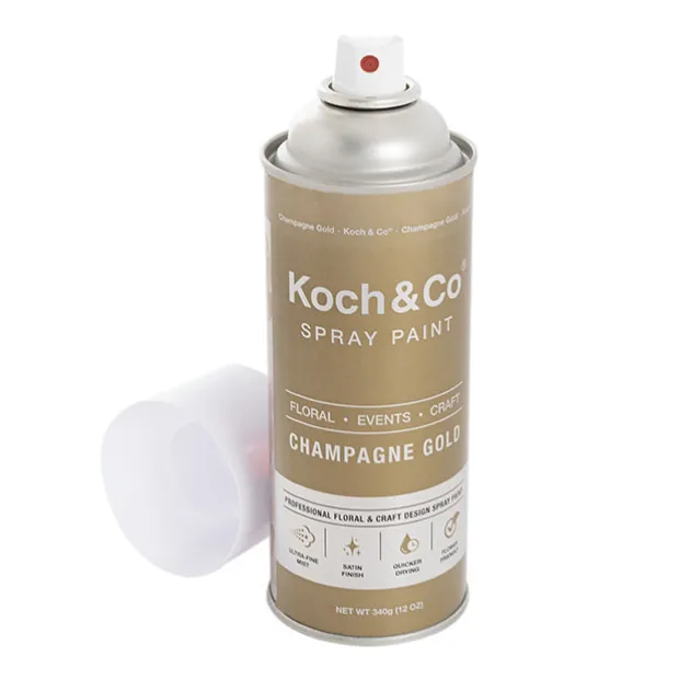 Floral Event Craft Spray Paint Metallic Champagne Gold 340g