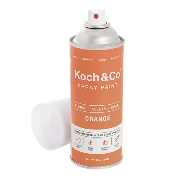 Floral Event Craft Spray Paint Orange (340g)