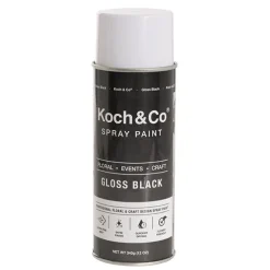 Floral Event Craft Spray Paint Gloss Black (340g)