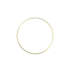Floral Metal Hoop Ring Gold (20cmD)