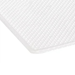 Floral Rubber Anti Slip Grip Mat Clear (20x40cm)
