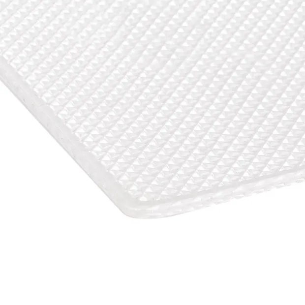 Floral Rubber Anti Slip Grip Mat Clear (20x40cm)
