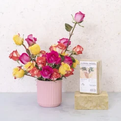 Floral Wool Floral Design Medium Single (20x12x8.5cmH)