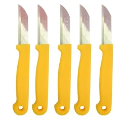 Florist Bud Knife Oasis Yellow Pack 5