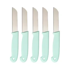Florist Bud Knife Pack 5 Assorted Colours (16.5cm)