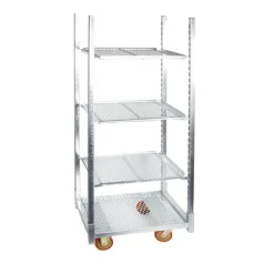 Flower & Plant Trolley Half 3 Mesh Shelf (71.5X56.5x190cmH)