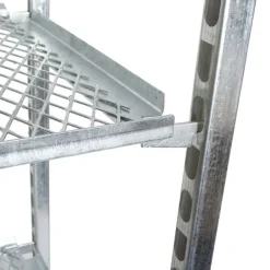 Flower & Plant Trolley Half 3 Mesh Shelf (71.5X56.5x190cmH)