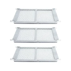 Flower & Plant Trolley Half 3 Singl Mesh Shelf (66.5X56.5cm)