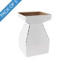 Flower Bouquet Classic POD Med Pack 5 White (17.5x17.5x27cm)