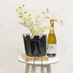 Flower Bouquet Designer Pod Pack 10 Black (16.5x17Hcm)