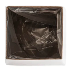 Flower Bouquet Vase POD Small PK5 White (14x14x22Hcm)