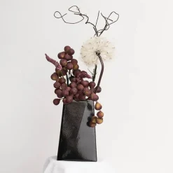 Flower Bouquet Vase POD Small PK5 Black (14x14x22Hcm)
