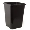 Flower Bucket Plastic Square 27L Black (29x40cmH)