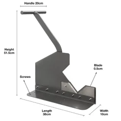 Flower Bunch Cutter Guillotine Pull Handle Grey (38x45cmH)