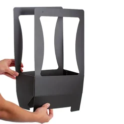 Flower Carry Box Pack 5 Black (22x11.5x35.5cm)