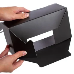 Flower Carry Box Pack 5 Black (22x11.5x35.5cm)