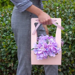 Flower Carry Box Pack 10 Pink (22x11.5x35.5cm)