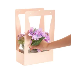Flower Carry Box Pack 10 Pink (22x11.5x35.5cm)