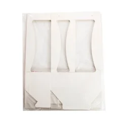 Flower Carry Box Pack 10 White (22x11.5x35.5cm)