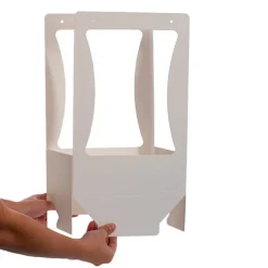 Flower Carry Box Pack 10 White (22x11.5x35.5cm)