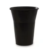Flower Display Vase 5L Black (21.5Dx27cmH)