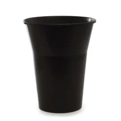 Flower Display Vase 5L Black (21.5Dx27cmH)