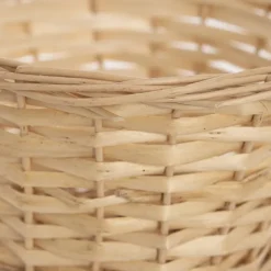 Flower Girl Basket Oval Willow Natural (19x23x27cmH)