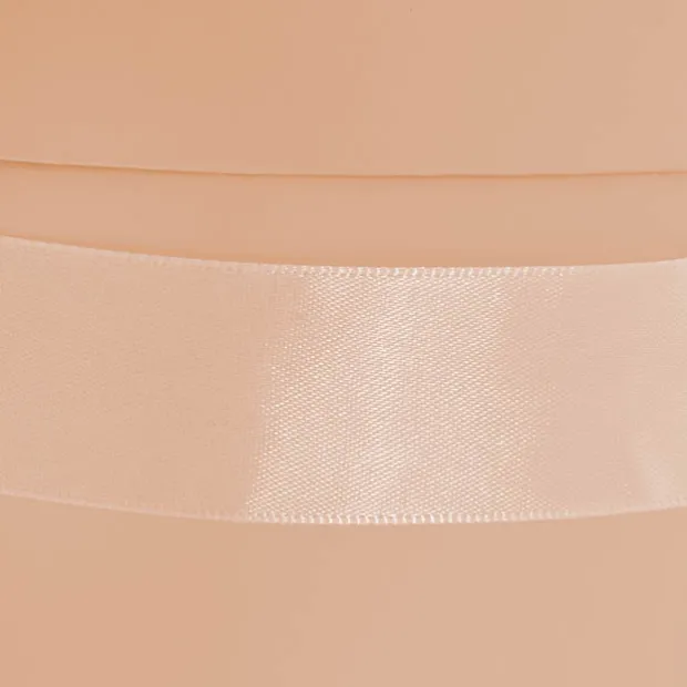 Flower Hat Box Petite Round Apricot Peach Set 3(17Dx13.5cmH)