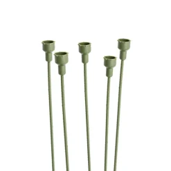 Flower Head Stem Extenders Pack 10 Green (1.1cmDx20cmH)