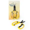 Flower Snips Heavy Duty Ippon Yellow Black (17.5cm -7")