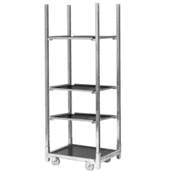 Flower Trolley Half size 3 M Ply Shelf (71.5X56.5x190cmH)