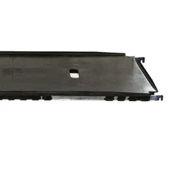 Flower Trolley Single Plastic Shelf Black (130X56cm)