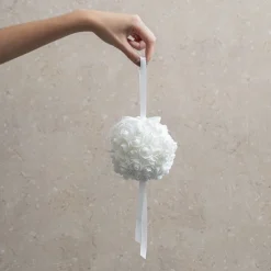 Foam Rose Heads Pack 50 White (Mixed 3 to 4.5cmD)