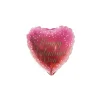 Foil Balloon 9" (22.5cm Dia) Happy Valentine's Day Hot Pink