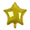 Foil Balloon 19" (48cm) Star Shape Solid Gold
