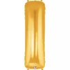 Foil Balloon 40" (101.6cmH) Letter 'I' Gold