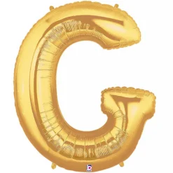 Foil Balloon 40" (101.6cmH) Letter 'G' Gold