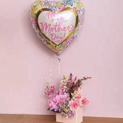 Foil Balloon 17"(42.5cm Dia) Happy Mother's Day Heart