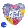 Foil Balloon 17"(42.5cm Dia) Happy Mother's Day Lavender