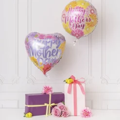 Foil Balloon 17"(42.5cm Dia) Happy Mother's Day Lavender