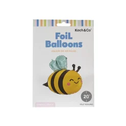 Foil Balloon Happy Bee Yellow (54Lx50cmH)