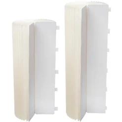 Foldable Paper Round Plinth Set2 Cream(30cmDx80cmH&100cmH)